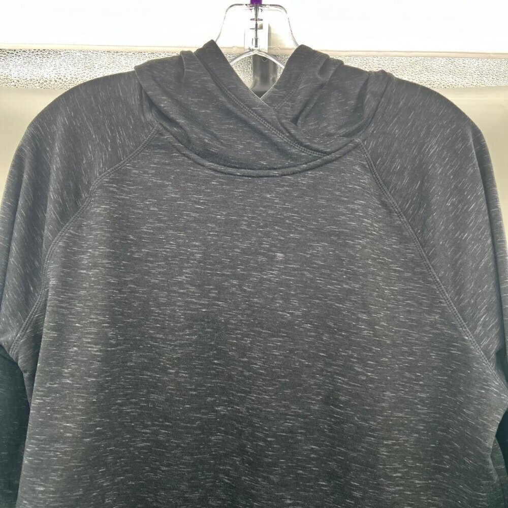 Kyodan Outdoor Women's Long Sleeve Hoodie Black/Gray Space Dye Size XL - Picture 2 of 9